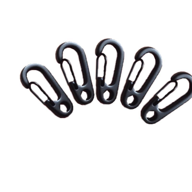 10Pcs Backpack Keychain Survival Kits Climbing Carabiners Outdoor Spring Clasp-Infinit Import&amp;Export Trading Co.,Ltd.-Silver-Bargain Bait Box