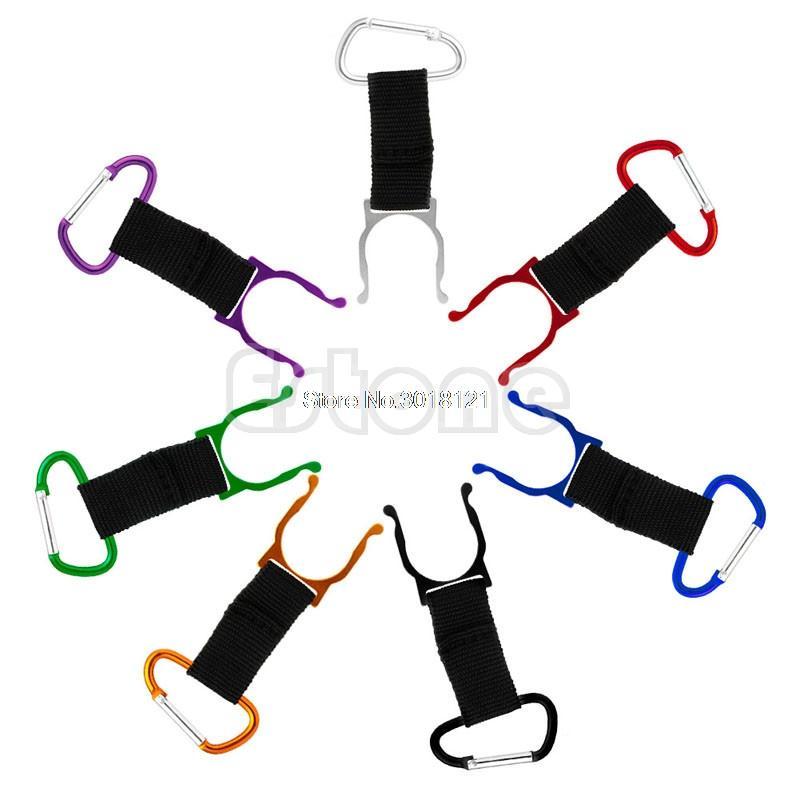 10Pcs Carabiner Water Bottle Buckle Hook Holder Clip For Camping Hiking-ComeSome Music Store-Bargain Bait Box