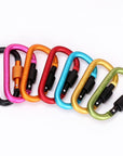 10Pcs Edc Outdoor Equipment Safety Hook Buckle With Lock Alloy Camping Gear-NO limite Store-A1-Bargain Bait Box