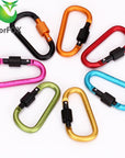 10Pcs Edc Outdoor Equipment Safety Hook Buckle With Lock Alloy Camping Gear-NO limite Store-A1-Bargain Bait Box