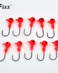 10Pcs Fishing Jig Head Hook 1G/2G/5G/7G/10G Lead Jig Head Fishhooks Fishing-FIZZ Official Store-1g 10pcs-Bargain Bait Box