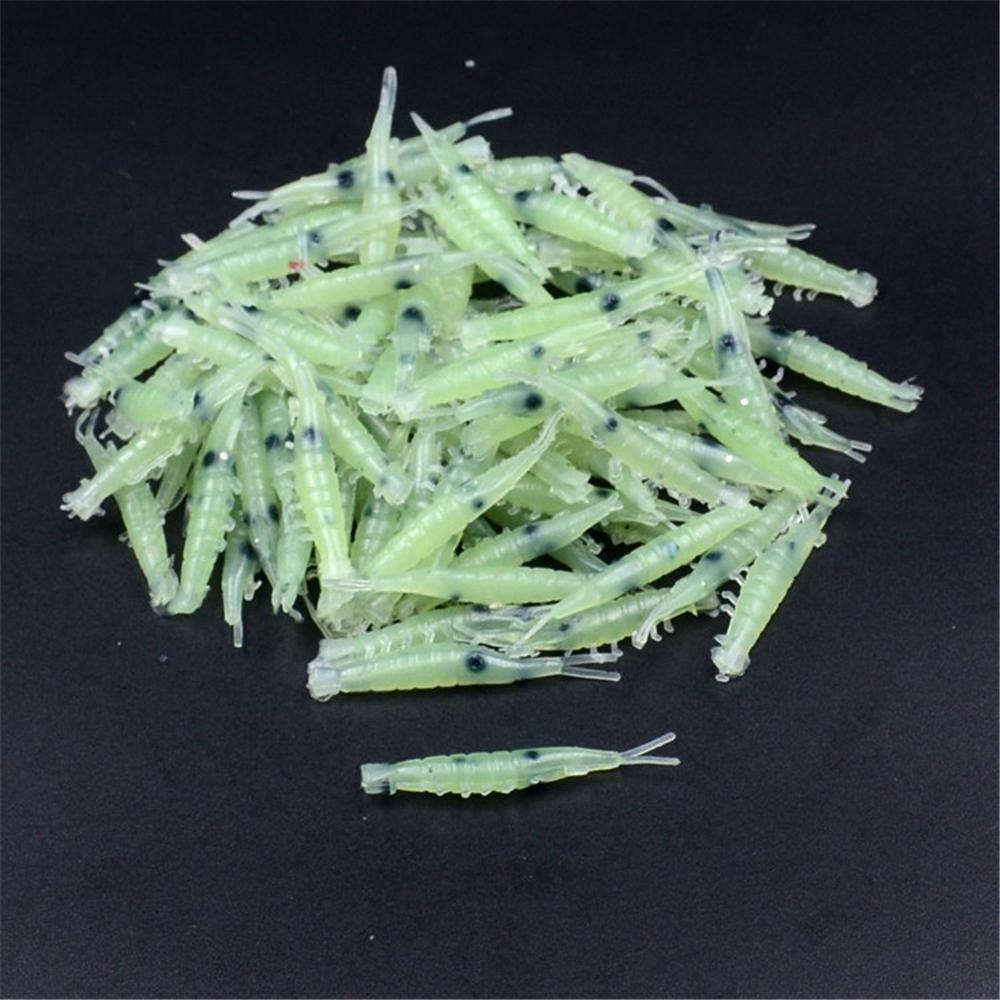 10Pcs Green Realistic Shrimp Soft Lure For Sea Carp Fly Fishing Spinner Bait-Deep Sea Sporting Goods-Bargain Bait Box
