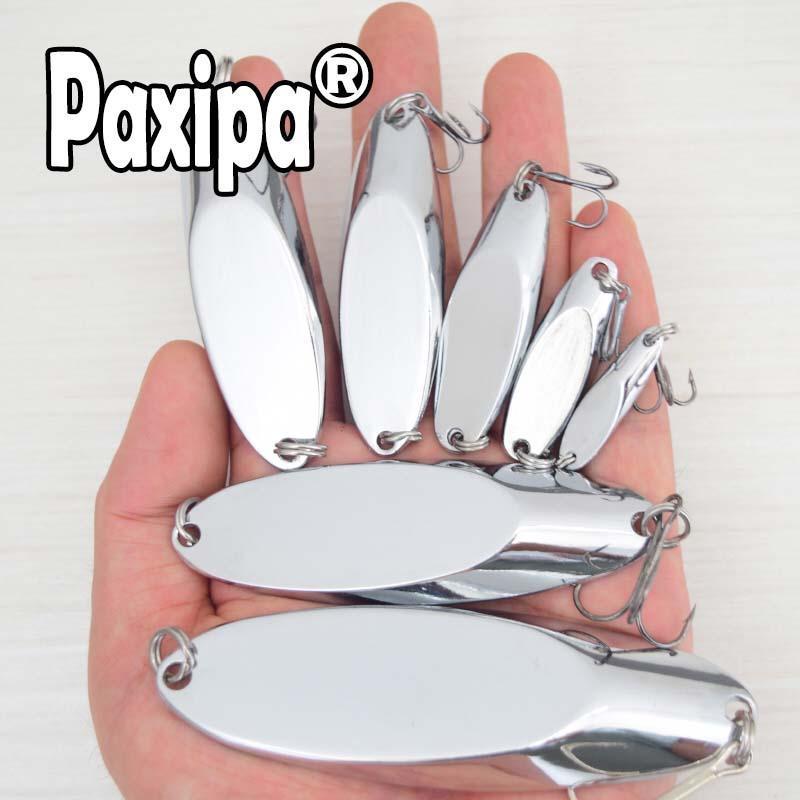 10Pcs Metal Spoon Fishing Lure 3G 7G 10G 14G 18G 20G 28G 35G 40G 49G 56G 63G 83G-Spoons-paxipa Official Store-3g-Bargain Bait Box