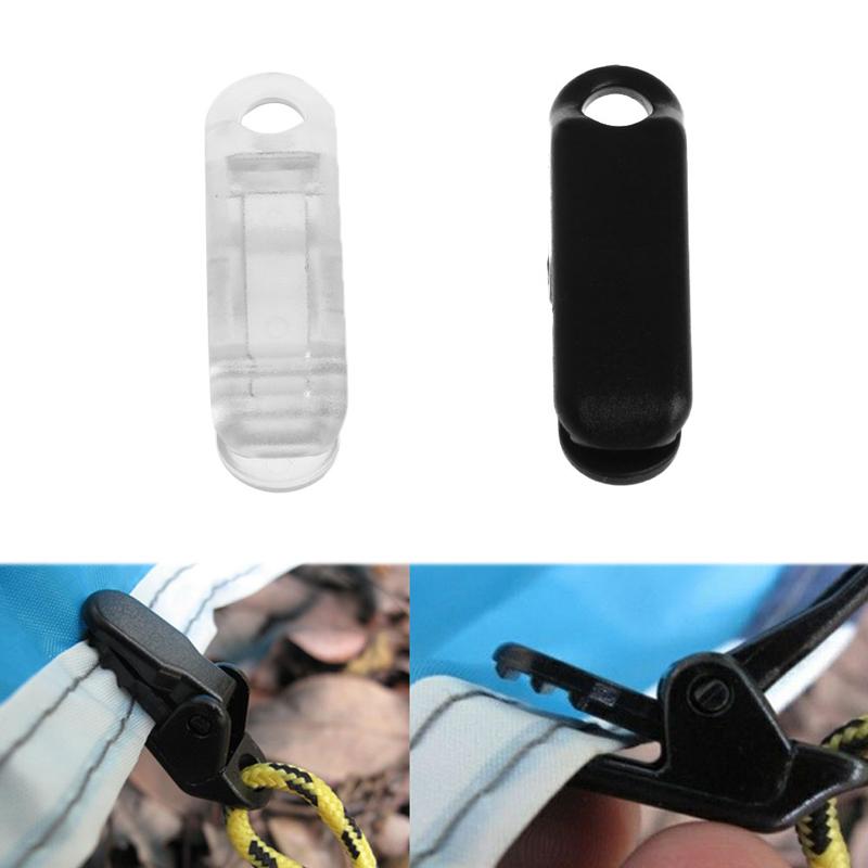 10Pcs Outdoor Hiking Camping Tent Pull Point Clip Hook Buckle Crocodile Clip-Sexy bus-Bargain Bait Box