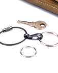 10Pcs Spring Buckle Snap Alloy Nickel-Free Plating Mini Key Ring Carabiner-KingShark Pro Outdoor Sporte Store-Silver 10pcs-Bargain Bait Box