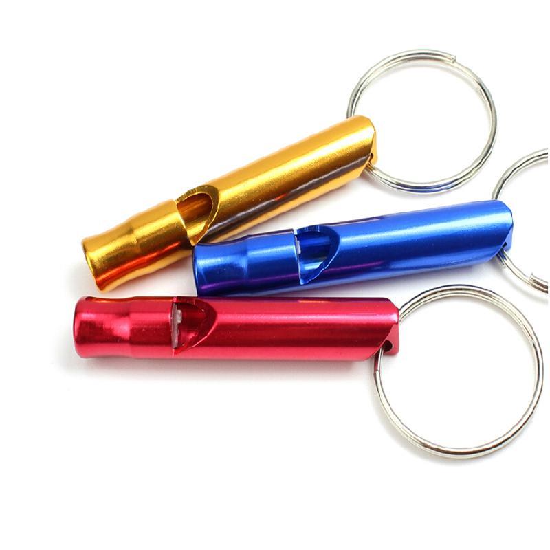 10Pcs Survival Whistle Aluminum Emergency Keychain Camping Hiking Sports-Infinit Import&amp;Export Trading Co.,Ltd.-Bargain Bait Box