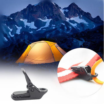 10Pcs Tent Awning Tarp Clamp Gripper Alligator Clip Outdoor Camping Fixed Clip-Eathevin Store-Bargain Bait Box