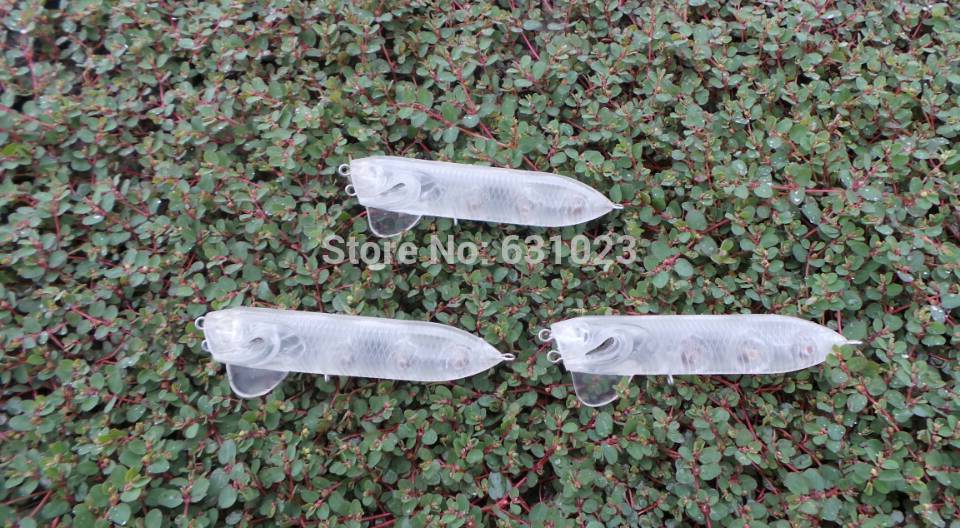 10Pcs Unpainted Clear Plastic Fishing Lure Bodies.200#-8Cm .10G-Blank & Unpainted Lures-paky pei's store-Bargain Bait Box