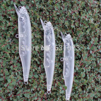 10Pcs Unpainted Clear Plastic Fishing Lure Bodies.214#-10.5Cm .10G-Blank & Unpainted Lures-paky pei's store-Bargain Bait Box