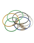 10Pcs/Lot Outdoor Camping Colorful Edc Gear Multi-Functional Wire Rope Key Pvc-Will and Jenny-mix-Bargain Bait Box