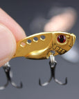 10Pcs/Lot Random Color Metal Lure Vib 3.5Cm 3G Vibrations Spoon Lures Fishing-Zhongyue Fishing Tackle Store-Bargain Bait Box