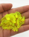 10Pcs/Lot Silicone Bait Maggot Grub Soft Baits Minnows Smell Red Worm Shrimps-Be a Invincible fishing Store-A-Bargain Bait Box