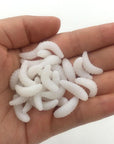 10Pcs/Lot Silicone Bait Maggot Grub Soft Baits Minnows Smell Red Worm Shrimps-Be a Invincible fishing Store-A-Bargain Bait Box