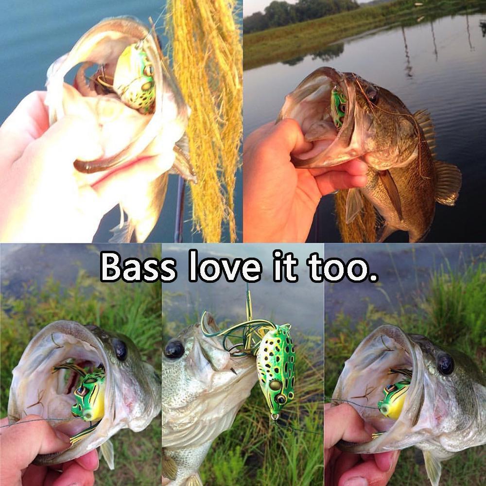 10Pcs/Lot Soft Frog Fishing Lure Soft Plastic Bait Top Water Crankbait –  Bargain Bait Box