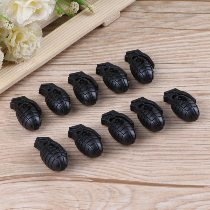 10Pcs/Set Edc Tactical Hiking Boots Shoes Grenade Shoelace Tightening Buckle-Sportsknowledge Store-Bargain Bait Box