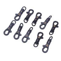 10Pcs/Set Metal Aluminum Climbing Carabiner Hook Clip Snap Key Ring Camping-Dreamland 123-Bargain Bait Box
