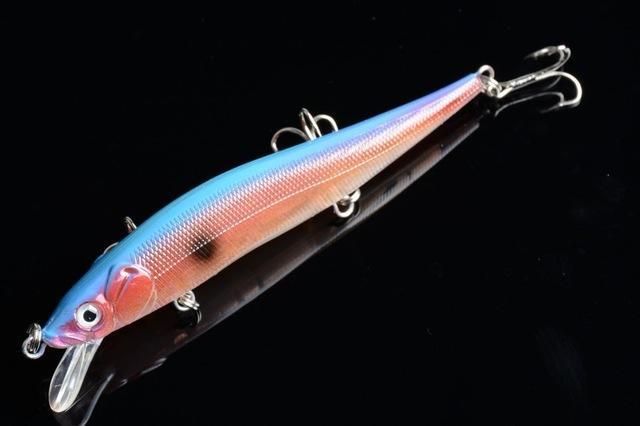 11.5Cm 13G Bent Minow Fishing Lure Hard Plastic Artificial Lures 3D Fish Eye-FIZZ Official Store-2-Bargain Bait Box