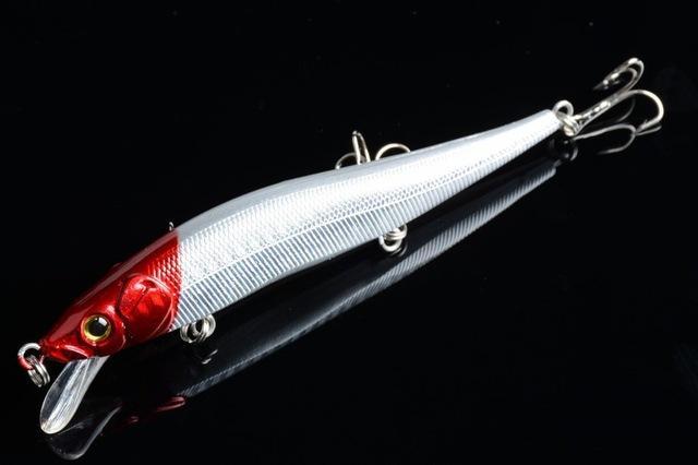 11.5Cm 13G Bent Minow Fishing Lure Hard Plastic Artificial Lures 3D Fish Eye-FIZZ Official Store-6-Bargain Bait Box
