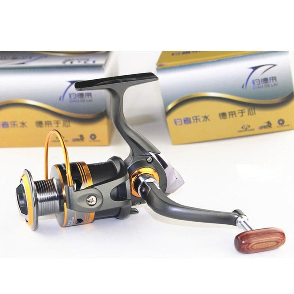 11Bb 5.2:1 Spinning Fly Fishing Reel Aluminium Foldable Exchangable Durable-Spinning Reels-duo dian Store-1000 Series-Bargain Bait Box