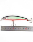 11Cm 14G Hard Plastic Minnow Lure With Feather Artificial Fishing Lures 3D-FIZZ Official Store-1-Bargain Bait Box