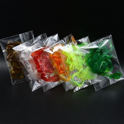 12 Colors 6Mm Width Elastic Scud Back/ Nymph Stretch Sink Skin For Nymphal Flies-Fly Tying Materials-Bargain Bait Box-6 bright colors-Bargain Bait Box