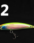 12 Colors Floating Minnow Fishing Lure Hard Artificial Crank Bait 3D Eyes 11Cm-GuangDong Raptors Internation Sports Trade Co., Ltd-L2-Bargain Bait Box