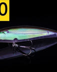 12 Colors Floating Minnow Fishing Lure Hard Artificial Crank Bait 3D Eyes 11Cm-GuangDong Raptors Internation Sports Trade Co., Ltd-Y10-Bargain Bait Box
