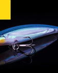 12 Colors Floating Minnow Fishing Lure Hard Artificial Crank Bait 3D Eyes 11Cm-GuangDong Raptors Internation Sports Trade Co., Ltd-Y2-Bargain Bait Box