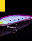 12 Colors Floating Minnow Fishing Lure Hard Artificial Crank Bait 3D Eyes 11Cm-GuangDong Raptors Internation Sports Trade Co., Ltd-Y3-Bargain Bait Box
