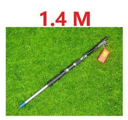 1.2 M 1.4M 1.6M Mini Portable Automatic Fishing Rod (Without Fish Reel)-Automatic Fishing Rods-Shenzhen JS Foryou Chain-1.4M-Bargain Bait Box
