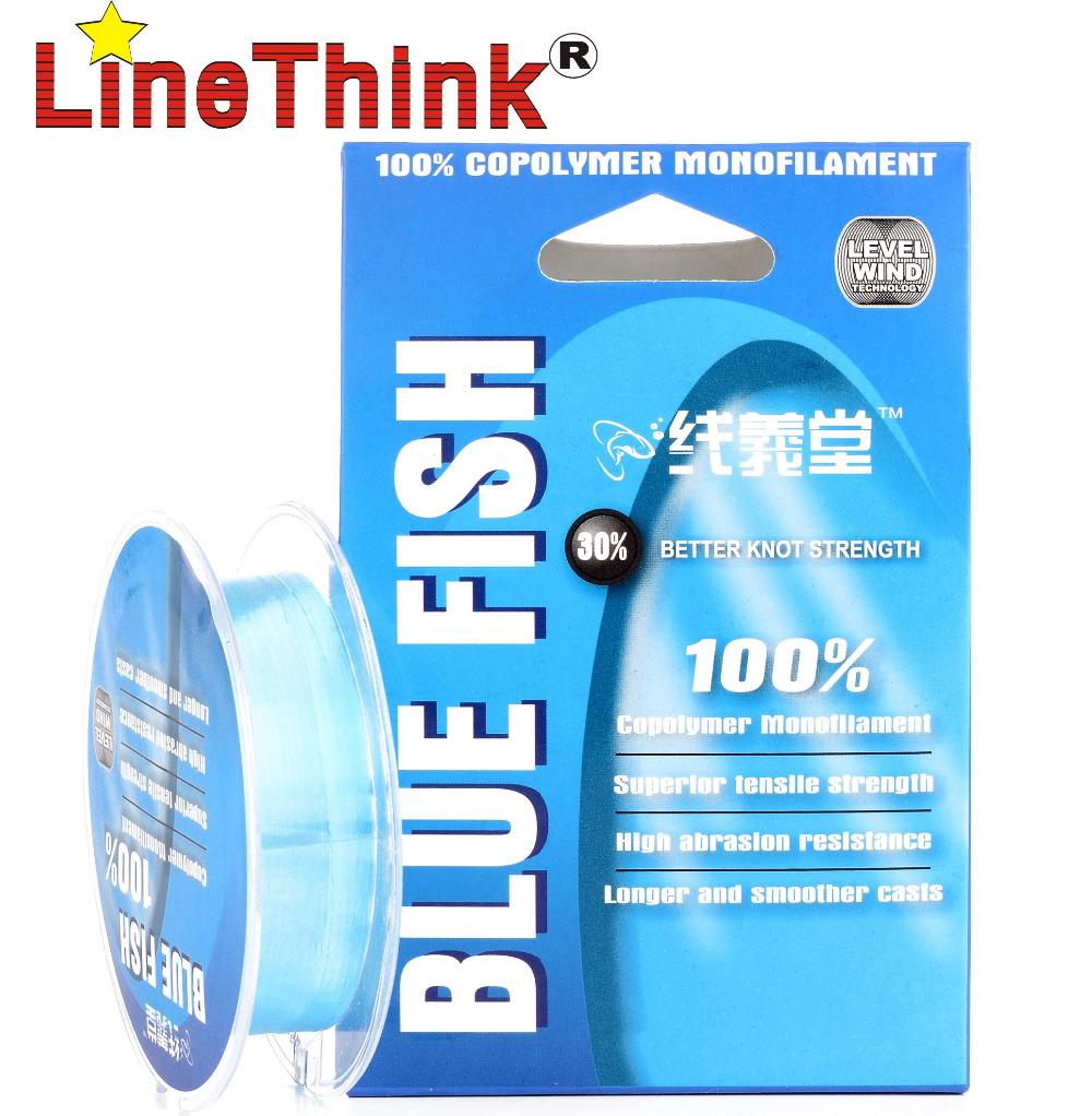 120M Linethink Blue Fish High Quality Copolymer Nylon Monofilament Fishing Line-LINETHINK official store-0.4-Bargain Bait Box