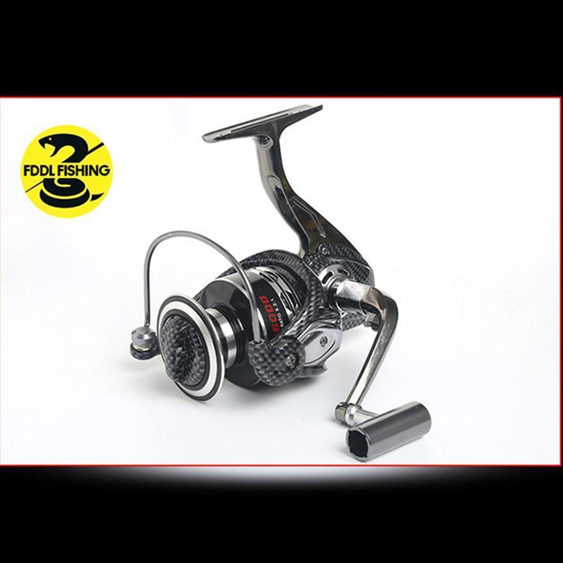 12+1 5.2:1 Full Metal Body Spinning Fishing Reel Gapless Serpentine Pattern-Spinning Reels-YPYC Sporting Store-1000 Series-Bargain Bait Box