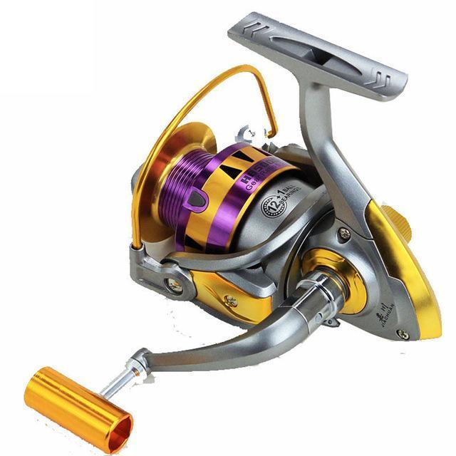 12+1Bb 5.5:1 Spinning Fishing Reel 1000 2000 3000 4000 5000 6000 7000 Series-Spinning Reels-duo dian Store-1000 Series-Bargain Bait Box