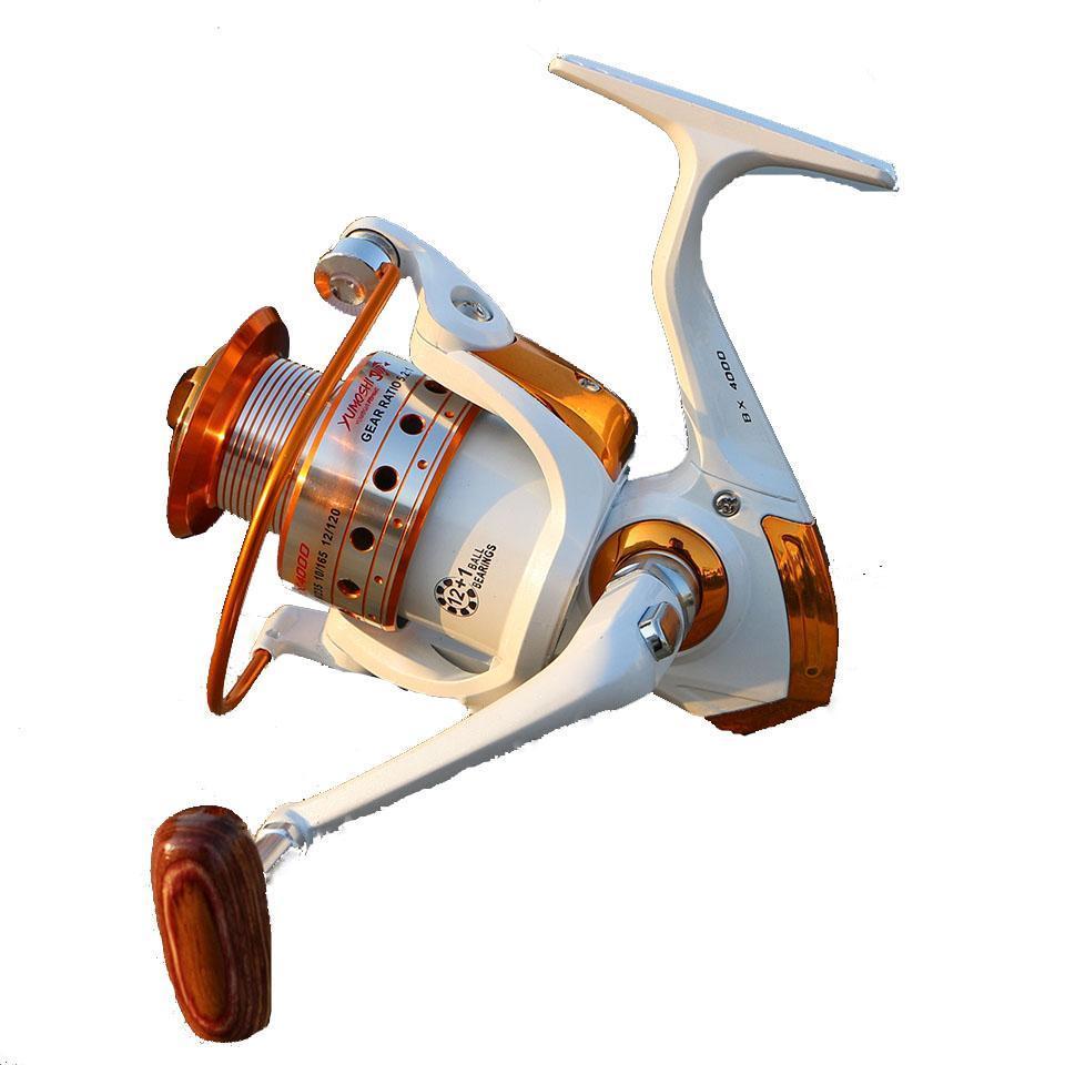 12+1Bb Gear Ratio 5.2:1 500 - 9000 Series Metal Line Cup Spinning Fishing Reel-Spinning Reels-YPYC Sporting Store-Style 1-1000 Series-Bargain Bait Box