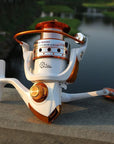 12+1Bb Gear Ratio 5.2:1 500 - 9000 Series Metal Line Cup Spinning Fishing Reel-Spinning Reels-YPYC Sporting Store-Style 2-1000 Series-Bargain Bait Box