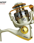 12Bbs Ball Bearings Left/Right Hand Bait Casting Carp Fishing Reel High Speed-Spinning Reels-HUDA Outdoor Equipment Store-Gold-1000 Series-Bargain Bait Box