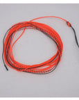 12Ft 25Lb Tenkara Fishing Furled Braided Leader Thread Indicator Tip Furled-Aventik-Red add black-Bargain Bait Box