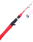 1.2M Automatic Fishing Rod Carbon Fiber Telescopic Fish Rod River Ice Raft-simitter01-Red-Bargain Bait Box