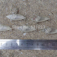 12Pcs Unpainted Clear Plastic Fishing Lure Bodies. 277#-4Cm .2.3G-Blank & Unpainted Lures-paky pei's store-Bargain Bait Box
