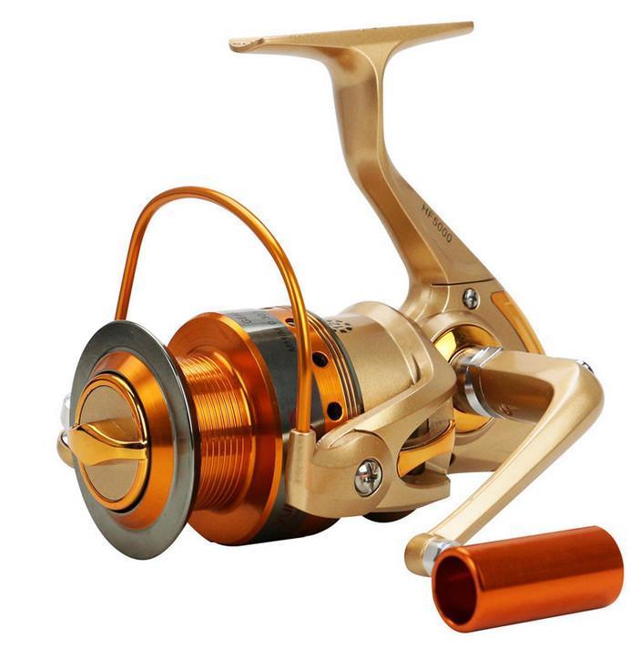 13 + 1 Full Metal Fishing Reel Spinning Wheel Fishing 1000-9000 Gapless Free-Spinning Reels-Sports fishing products-1000 Series-Bargain Bait Box
