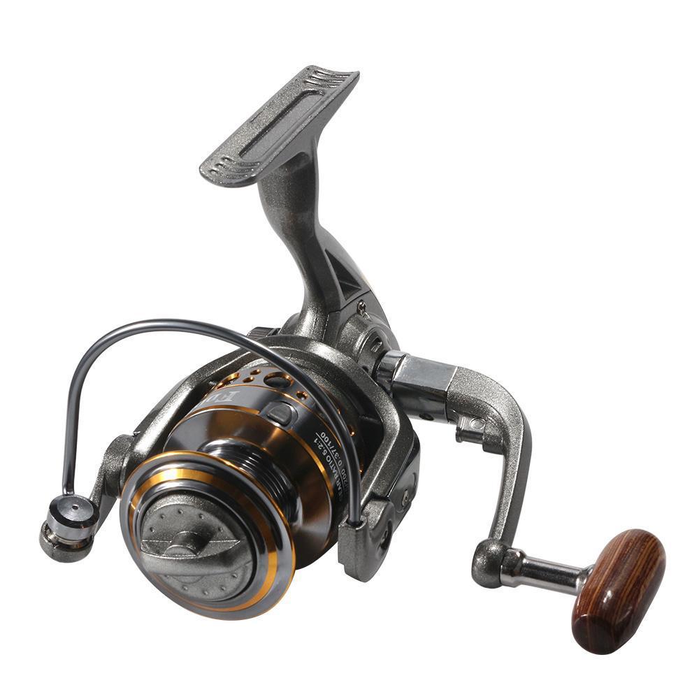 13 Ball Bearing Fishing Reel Metal Spool Wheels Spinning Reel 5.2:1-Spinning Reels-DAGEZI Store-1000 Series-Bargain Bait Box