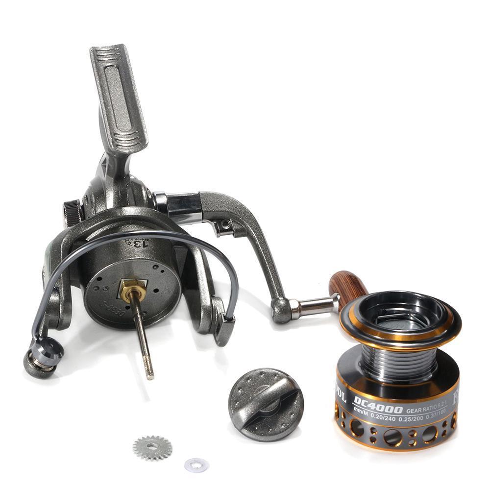 13 Ball Bearing Fishing Reel Metal Spool Wheels Spinning Reel 5.2:1 –  Bargain Bait Box