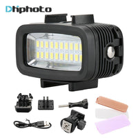 130Ft Diving Underwater Gopro Waterproof Led Video Light Built-In Li-Ion Battery-Action Cameras-DHphoto Store-Bargain Bait Box