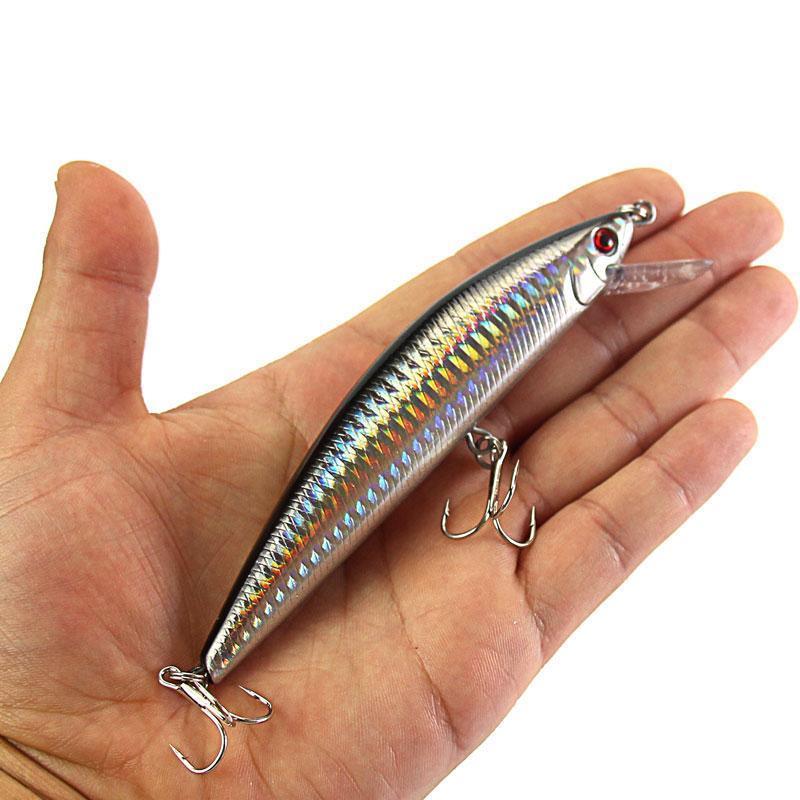 130Mm 36G Fishing Lures Sinking Minnow Long Casting Baits Artificial Sea  Bass