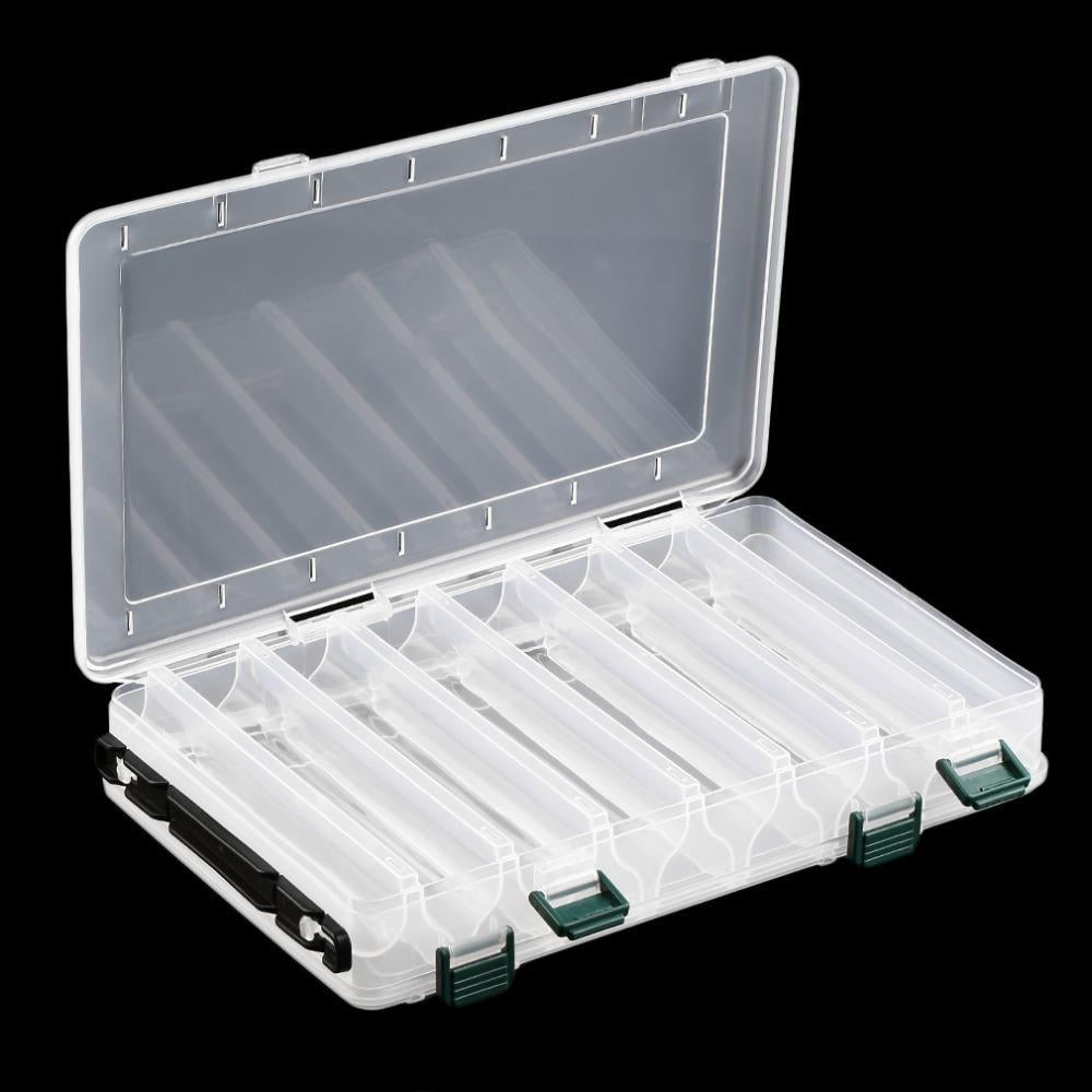 14 Compartments Double Sided Fishing Lure Bait Hooks Tackle Waterproof Storage-YKS sport Shop-10 Compartments-Bargain Bait Box