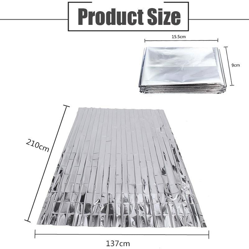 140 X 210Cm Outdoor Camping Equipment Emergency Cold-Proof Waterproof Blanket-Camtoa Outdoor Store-Gold-Bargain Bait Box