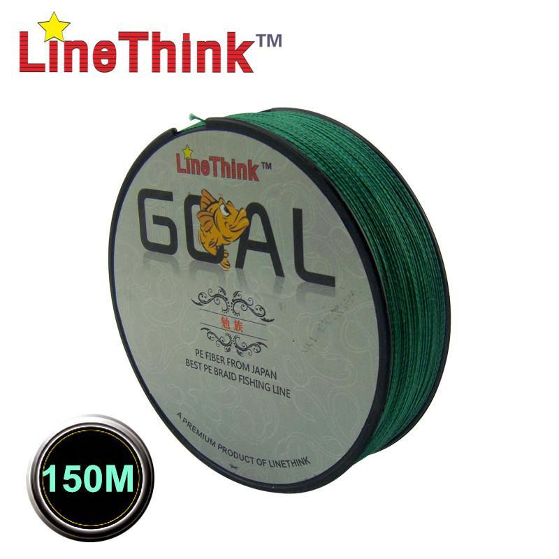 150M Linethink Brand Goal Japan Quality Multifilament 100% Pe Braided Fishing-LINETHINK official store-White-0.4-Bargain Bait Box