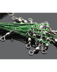 15Cm/20Cm/25Cm 20Pcs/Lot Fishing Lure Fishing Line Steel Wire Leader Swivel-BoBo Chou Store-15cm-Bargain Bait Box