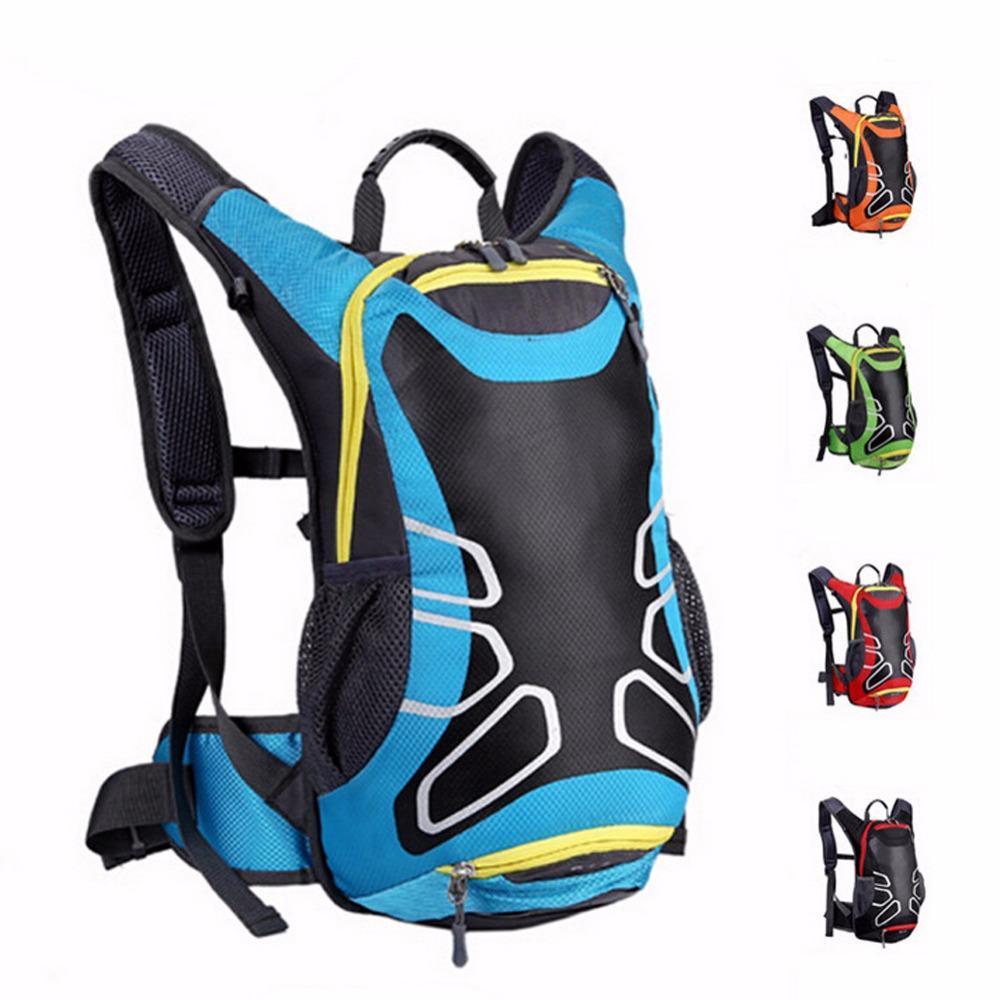 15L Outdoor Sport Backpack Road/Mountain Bike Cycling Bag Multi-Pocket For-FZCSPEEDS Store-Black Color-Bargain Bait Box