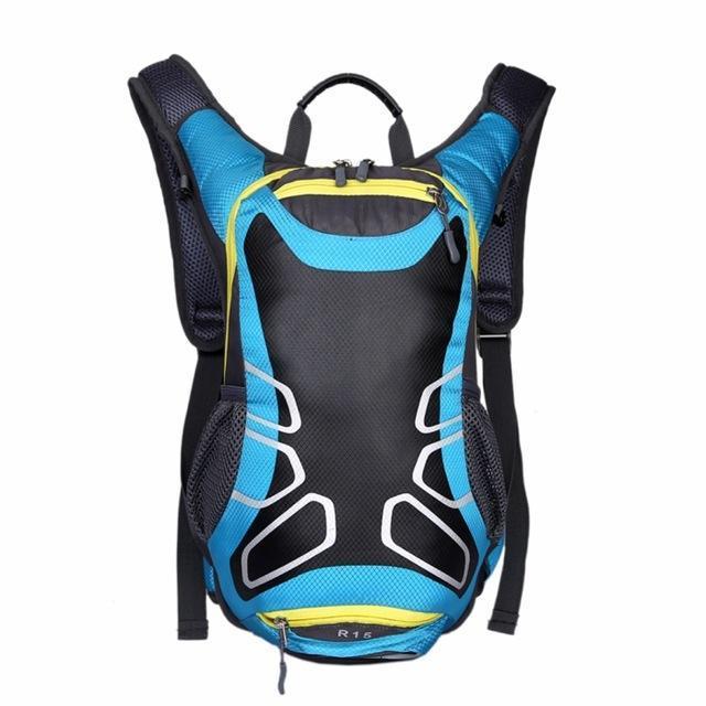15L Outdoor Sport Backpack Road/Mountain Bike Cycling Bag Multi-Pocket For-FZCSPEEDS Store-Blue Color-Bargain Bait Box